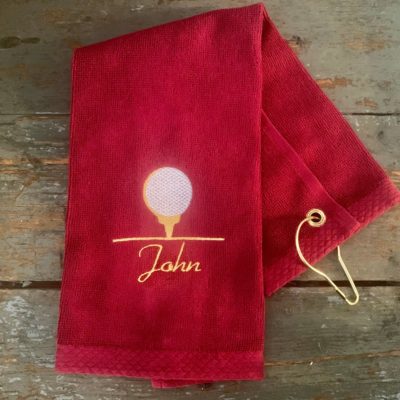 Personalized Terry Golf Towel