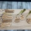 Wooden Keychains – Custom name