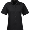 Harriton Ladies’ Advantage Snap Closure Short-Sleeve Shirt