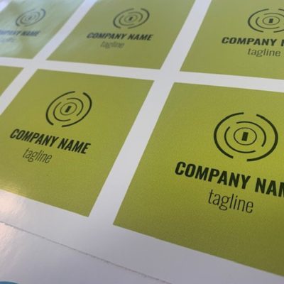 Square Labels – Stickers – Gloss Finish