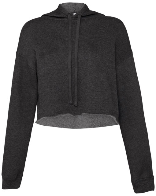 Bella + Canvas – Ladies’ Cropped Fleece Hoodie – Full colour printing included