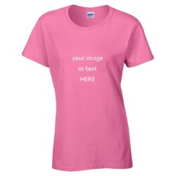 Custom Ladies T-shirts – Add your Logo, photo + text